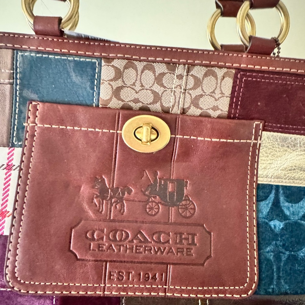 Coach Patchwork Leather Tote - Multicolor - Picture 2 of 7